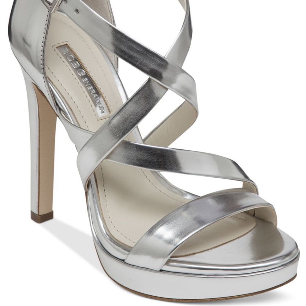 BCBG Granvill Platform Strappy Heels